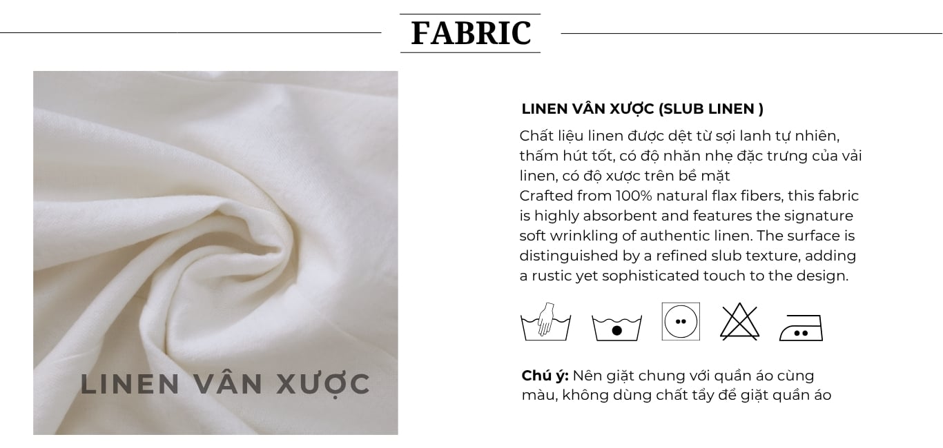 Áo kiểu dạo phố linen cổ tròn AAD43T
