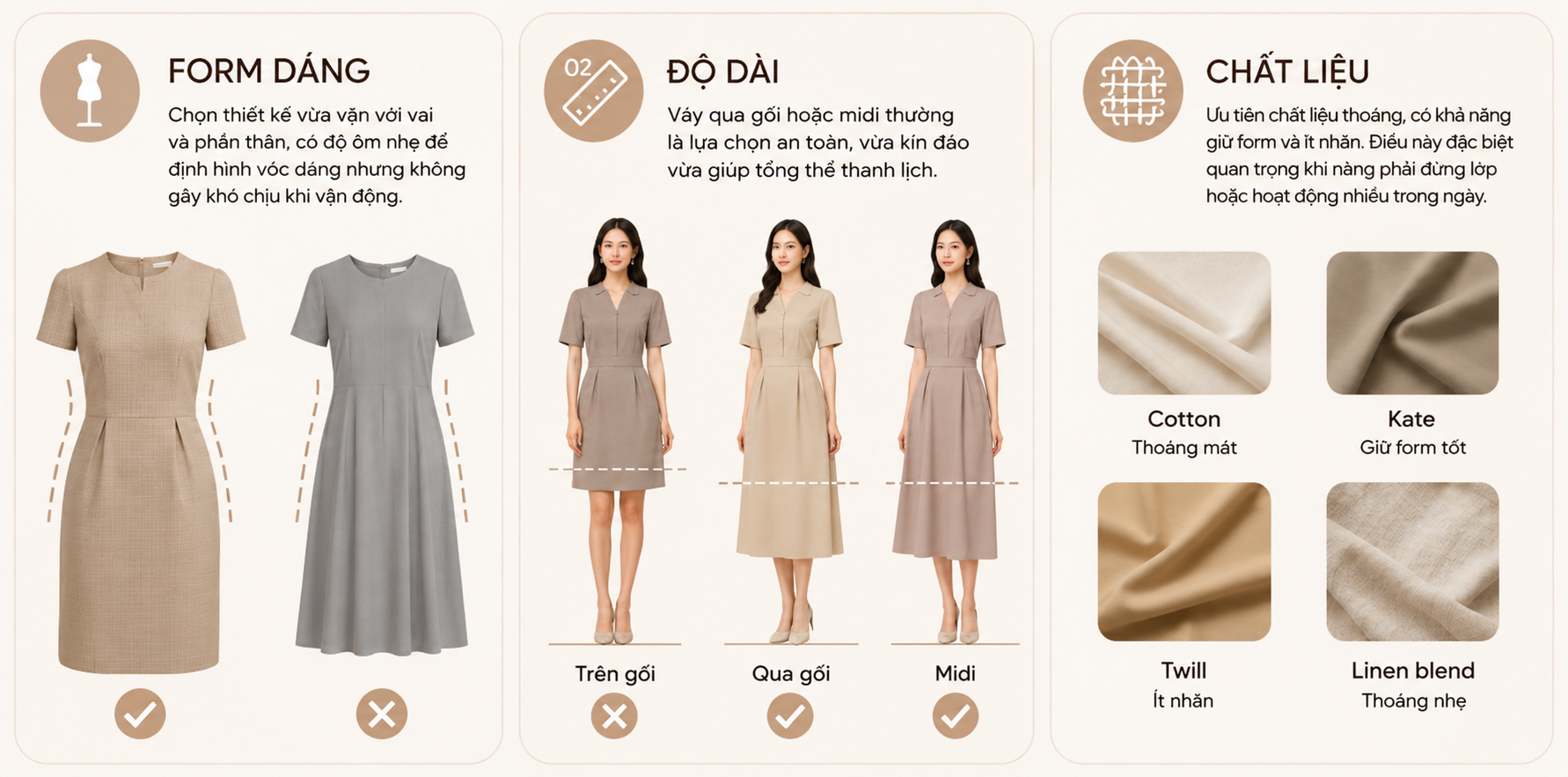 Cách Chọn Váy Công Sở Tôn Dáng Cho Giáo Viên