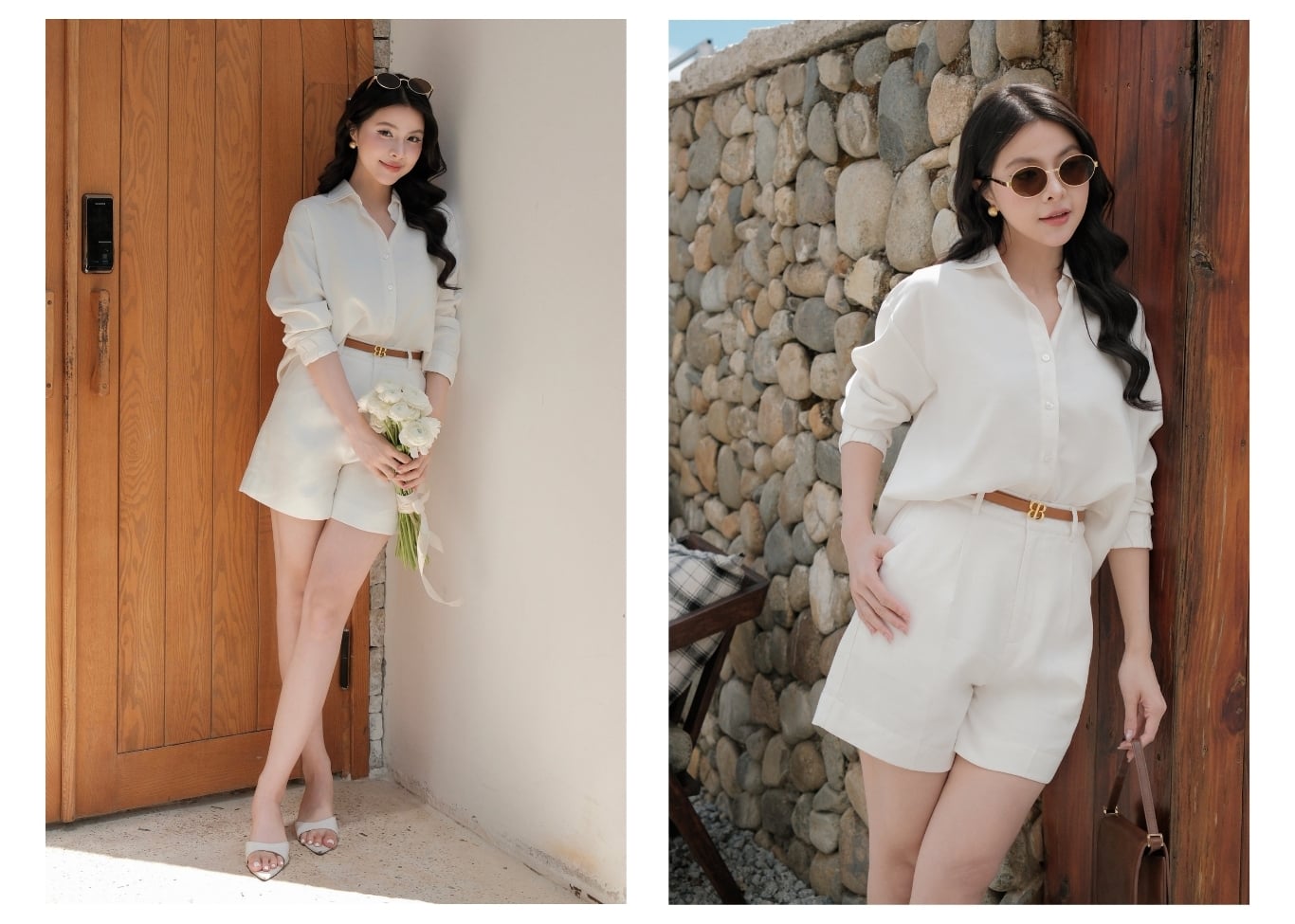 Áo sơ mi dạo phố linen diễu lỹ AAD41H