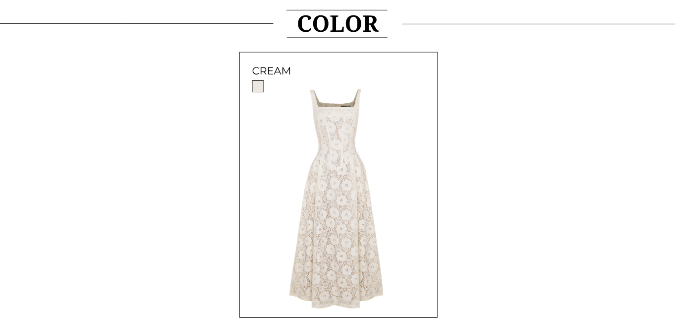 Đầm 2 Dây Tiệc Dài Ren Cotton - DAG02A