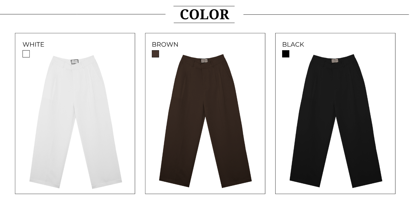 Quần Suông Công Sở Cotton Dài - QAG28H
