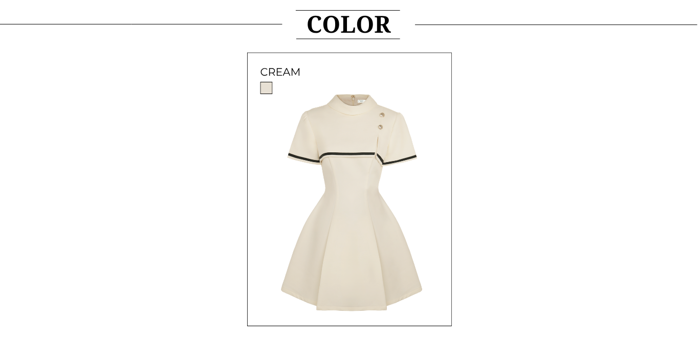 Đầm xòe dạo phố cotton ngắn chữ A DAE77B - Màu sắc