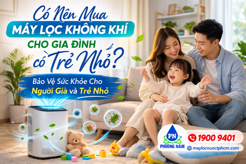 Có nên mua máy lọc không khí cho gia đình có trẻ nhỏ?