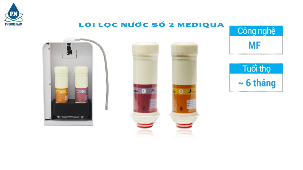 Lõi Lọc Nước Số 2 Mediqua - Phương Nam Water 3