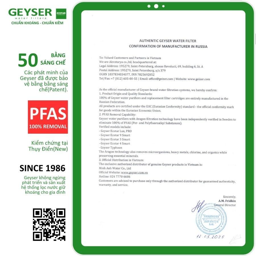 Geyser Ecotar 9 Smart - Phương Nam Water 4