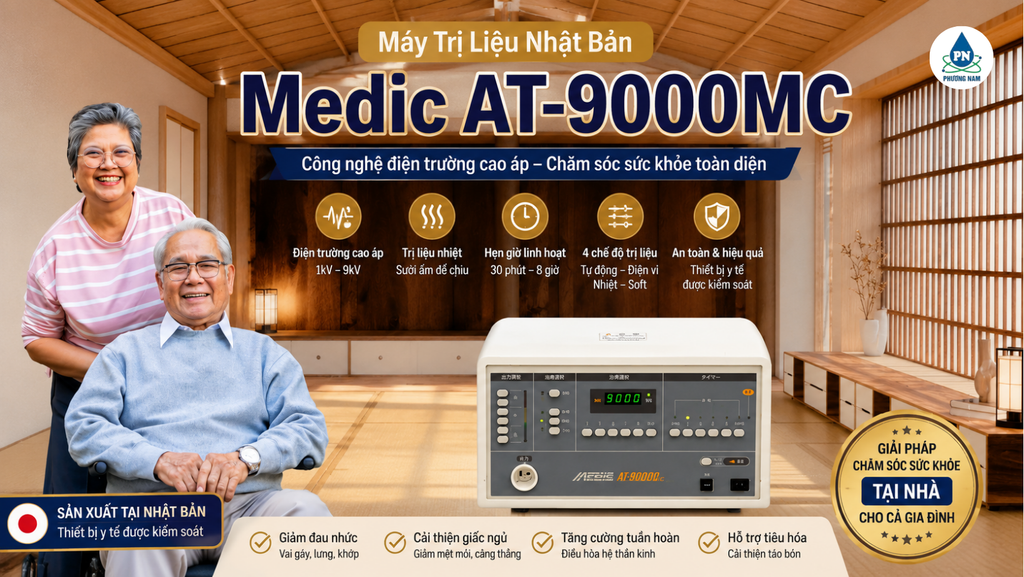 Máy Xung Điện Medic AT-9000mc- PHƯƠNG NAM WATER