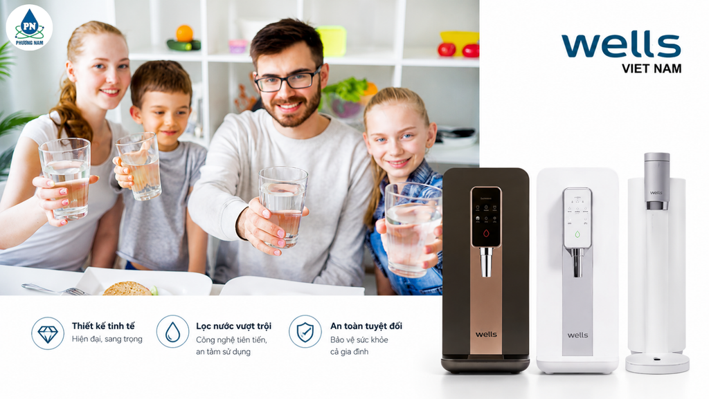 Máy Lọc Nước Wells Hàn Quốc - Phương Nam Water