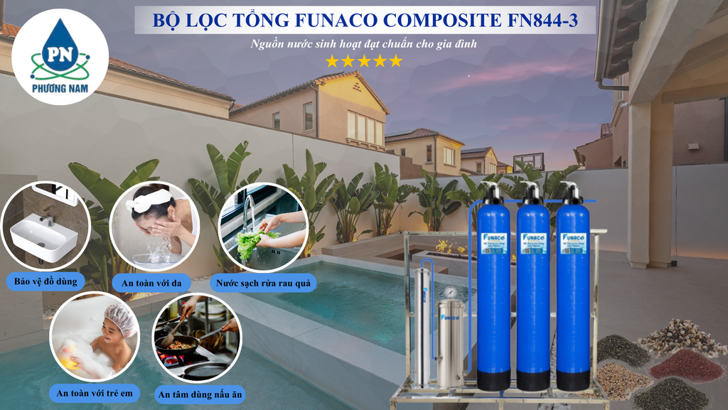 Funaco Composite FN844-3 - Phương Nam Water 1