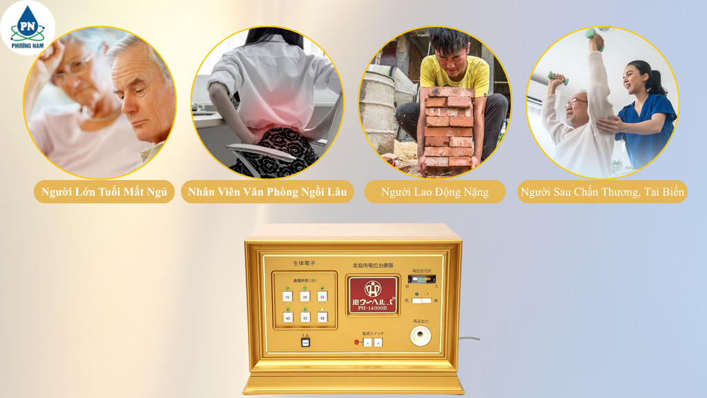 Máy Xung Điện Trị Liệu Nhật Bản PH-14000 - Phương Nam Water 2