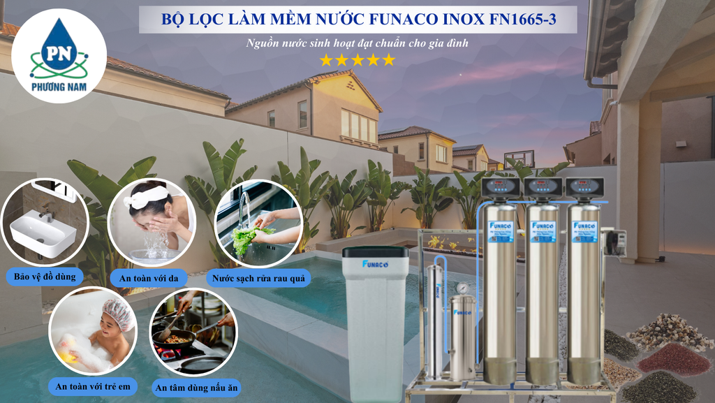 Funaco Inox FN1665-3 - PHƯƠNG NAM WATER