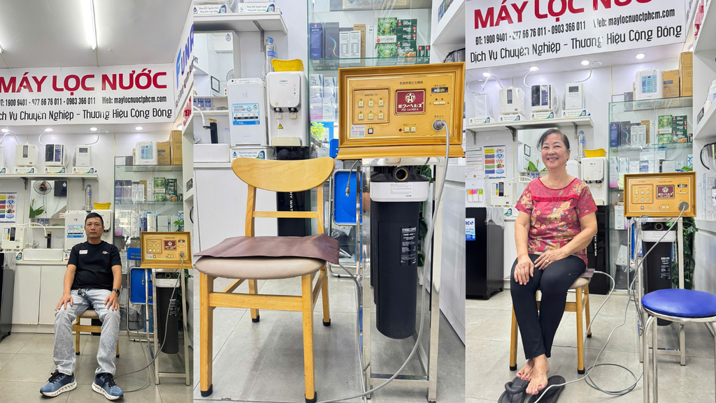 Máy Xung Điện Trị Liệu Nhật Bản - Phương Nam Water