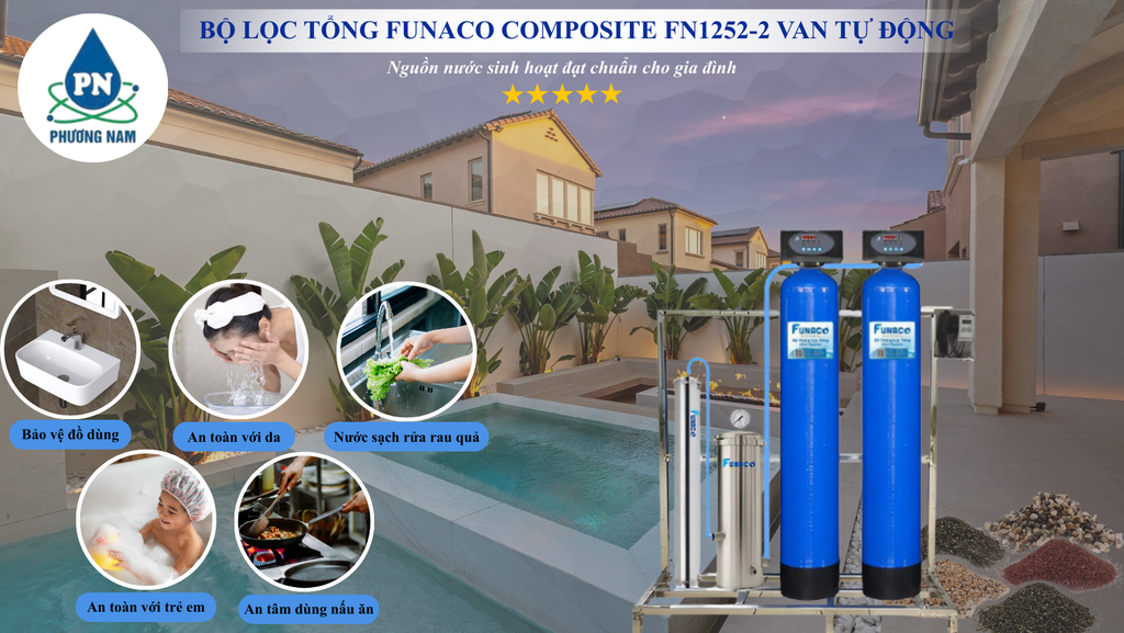 Funaco Composite FN1252-2 Van Tự Động - Phương Nam Water 1
