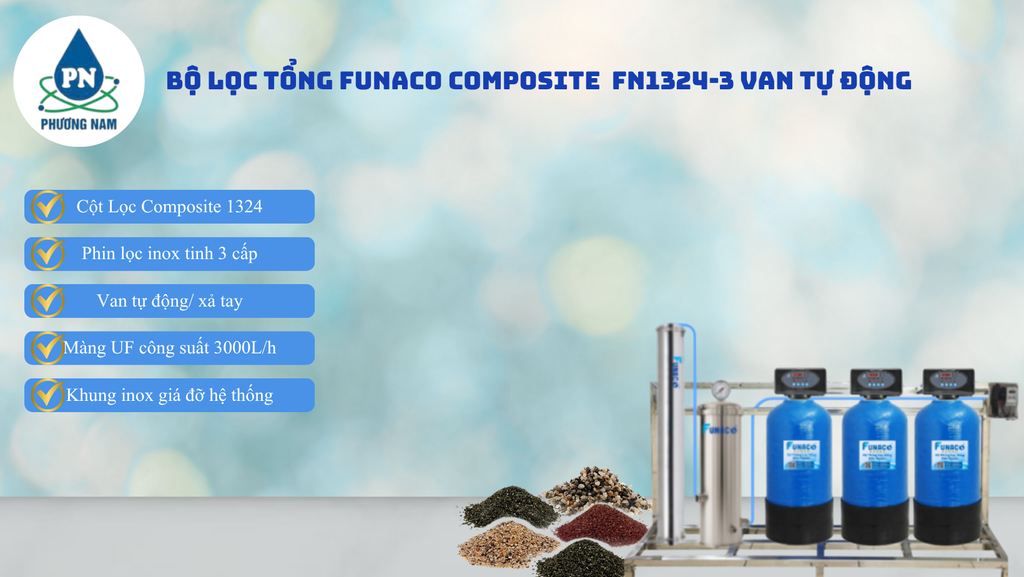 FN1324-3 Van Tự Động - Phương Nam Water 3