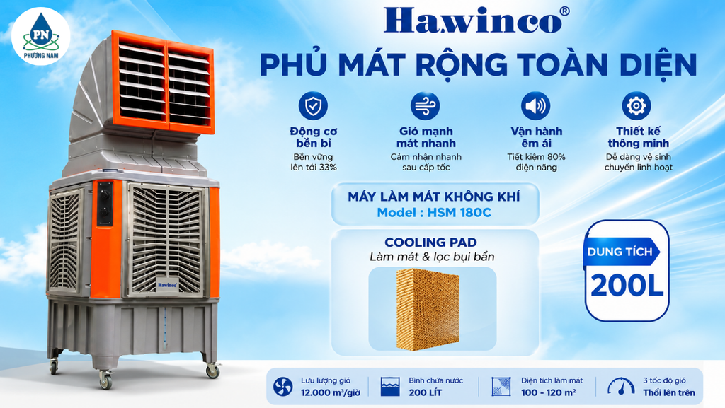 hawinco HSM -180C - Phương Nam Water