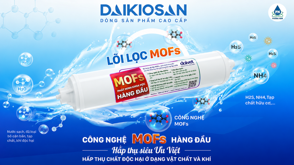 Lõi lọc nước Daikiosan Mofs - Phương Nam Water