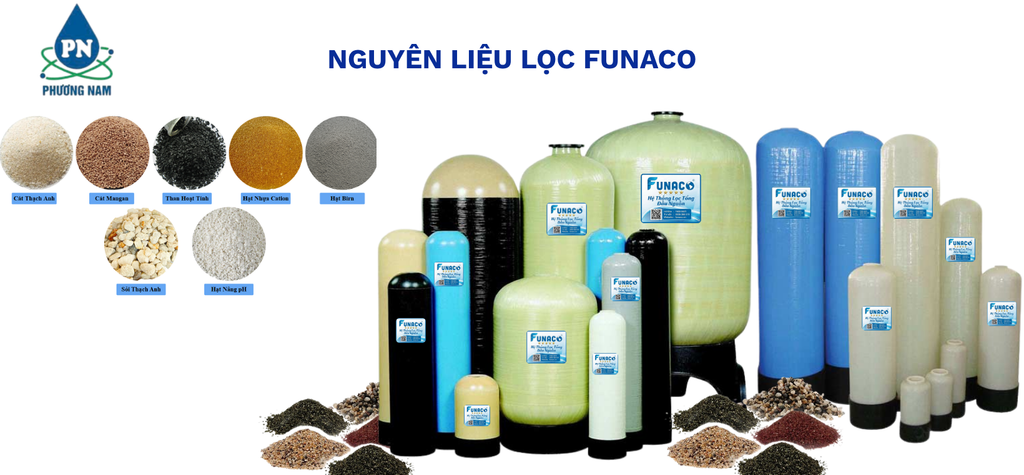 Giá nguyên liệu lọc nước đầu nguồn - Phương Nam Water