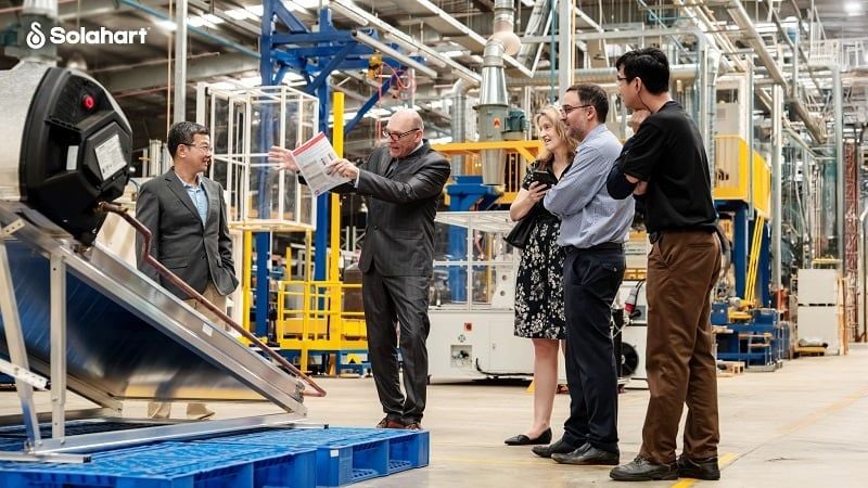 Nhà Máy Năng Lượng Mặt Trời Solahart tại Bình Dương - Phương Nam Water