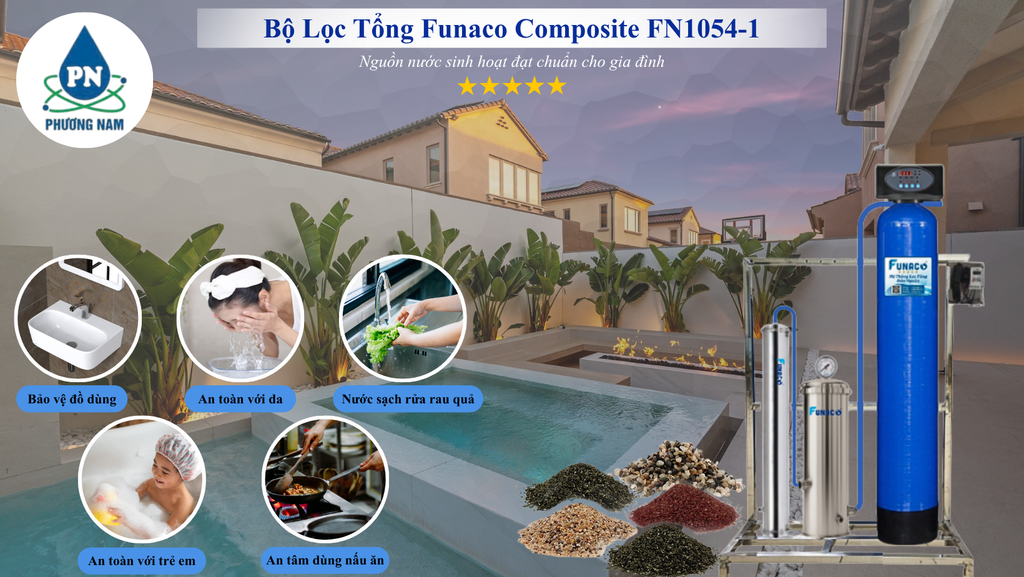 Funaco Composite FN1054-1 - Van Tự Động - Phương Nam Water