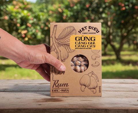 NGŨ VỊ HẠT ĐIỀU RỤM ĐẶC SẢN