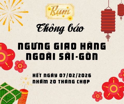NGƯNG GIAO HÀNG NGOÀI SÀI GÒN TRONG DỊP TẾT 2026