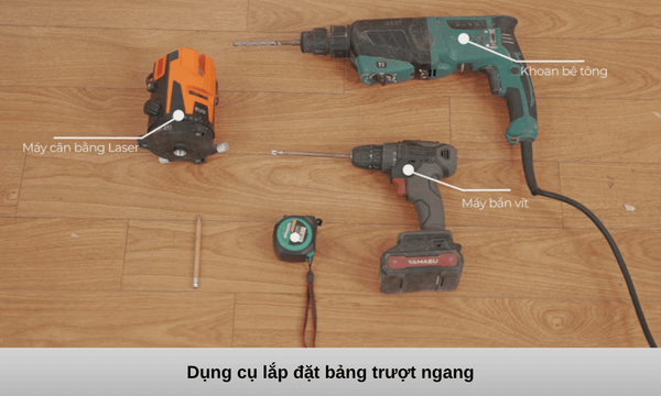 lắp đặt bảng trượt