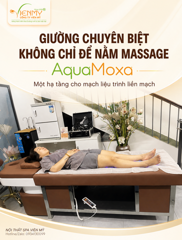 Giường massage xông ngải cứu hiện đại: Nền tảng triển khai dưỡng sinh trị liệu Thân - Tâm cho spa