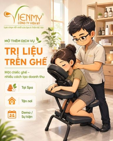 Ghế massage di động Smart Spa: Đưa dịch vụ đến gần hơn với nhóm khách đang cần
