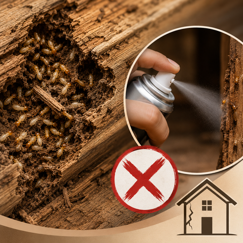 Sai Lầm Khi Diệt Mối Thường Gặp Của Chủ Nhà: Vì Sao Càng Diệt Mối Càng Phá?