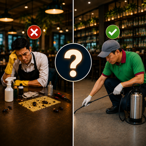 TỐI ƯU CHI PHÍ KIỂM SOÁT CÔN TRÙNG CHO NHÀ HÀNG: TỰ LÀM HAY THUÊ DỊCH VỤ CHUYÊN NGHIỆP?