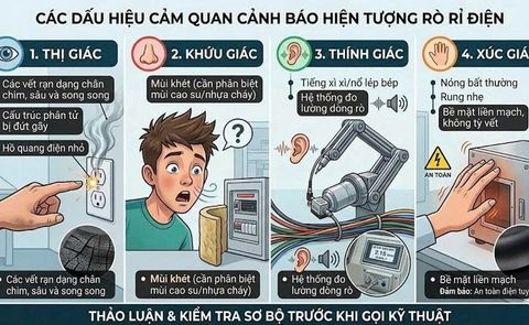 Cách nhận biết khu vực nguy cơ rò điện và các dấu hiệu cảnh báo không thể bỏ qua
