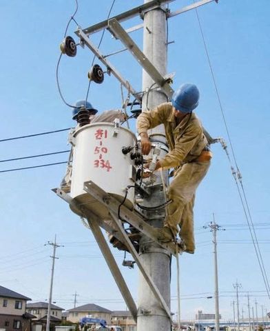 Quy trình lắp đặt trạm biến áp treo trên cột