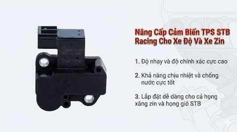 Tại Sao Nên Nâng Cấp Cảm Biến TPS STB Racing Cho Xe Độ Và Xe Zin?