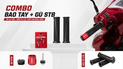 Sức Mạnh Toàn Diện Của Bộ Đôi Gù Tay Lái STB Và Bao Tay STB V1