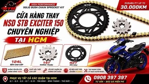 Cửa Hàng Thay NSD STB Exciter 150 Chuyên Nghiệp Tại HCM