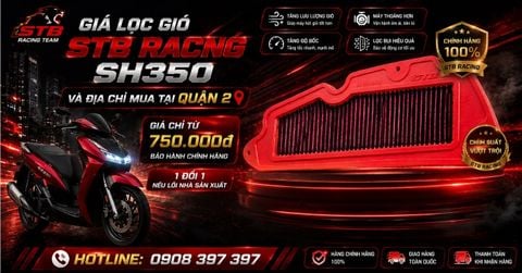 Giá Lọc Gió STB Racing SH350 và Địa Chỉ Mua Tại Q.2