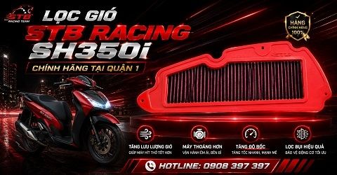 Lọc Gió STB Racing SH350i Chính Hãng Tại Quận 1