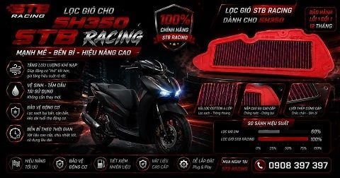 Mua Lọc Gió STB Racing SH350 Chính Hãng Quận 1 TPHCM