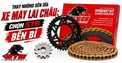 Thay Nhông Sên Dĩa Xe Máy Lai Châu Chọn STB Bền Bỉ
