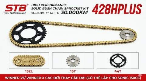 Nhông sên dĩa STB cho Winner và Exciter: Tại sao nên lựa chọn?