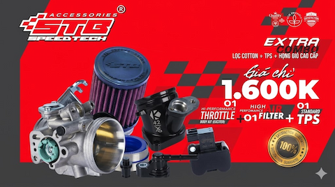 Nâng Cấp Xe Toàn Diện Với Hệ Sinh Thái STB Racing Chính Hãng
