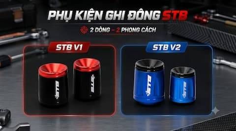 Gù Tay Lái STB V1 Và Gù Tay Lái STB V2 Có Gì Khác Nhau? So Sánh Chi Tiết Cho Biker