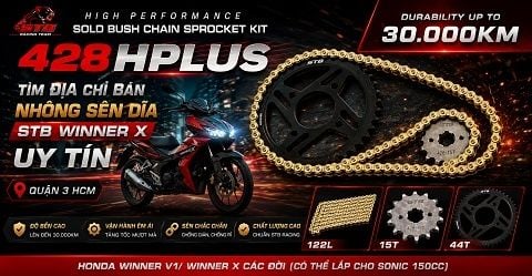 Tìm Địa Chỉ Bán Nhông Sên Dĩa STB Winner X Uy Tín Quận 3 HCM