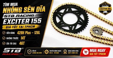 Tìm Mua Nhông Sên Dĩa STB Racing Exciter 155 Giá Tốt TPHCM
