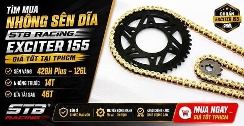 Tìm Mua Nhông Sên Dĩa STB Racing Exciter 155 Giá Tốt TPHCM