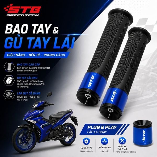 Bao tay chống trượt STB V1 lắp đặt dễ dàng