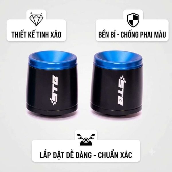 Đánh Giá Gù Tay Lái Nhôm CNC STB V1