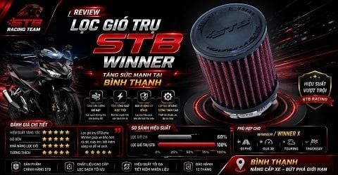 Review Lọc Gió Trụ STB Winner Tăng Sức Mạnh Tại Bình Thạnh