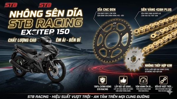 nhông sên dĩa stb cho winner/exciter