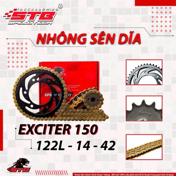 bộ nhông sên dĩa stb cho ex