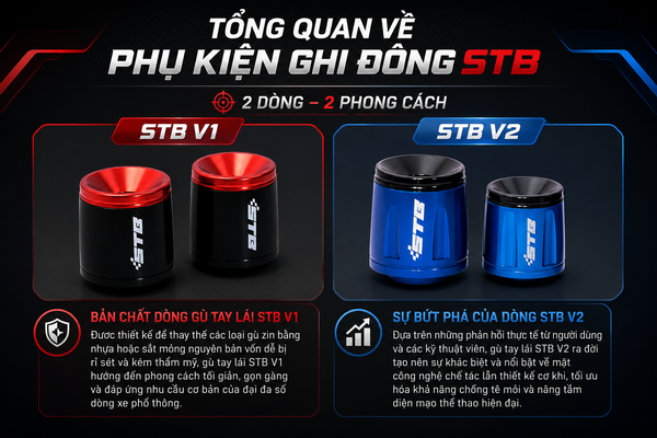 so sánh gù tay lái stb v1 và v2